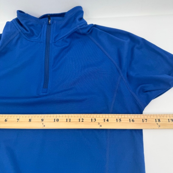 Rei 1/4 Zip Women Small Blue Long Sleeve Pullover Lightweight Outdoor Stretch - Picture 8 of 9